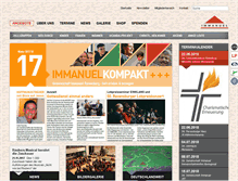 Tablet Screenshot of immanuel-online.de